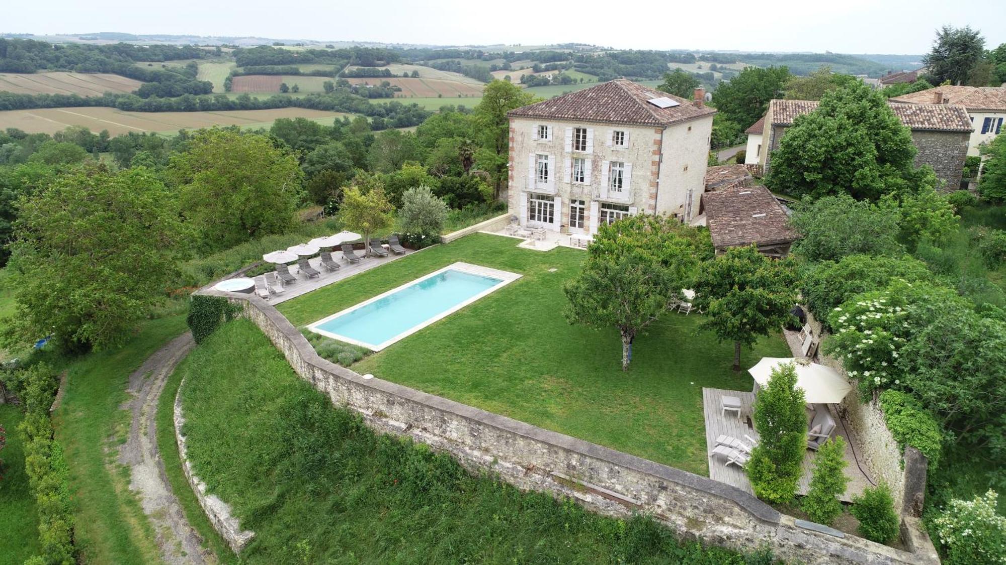 B&B La Mirande De Saint-Clar Exteriör bild