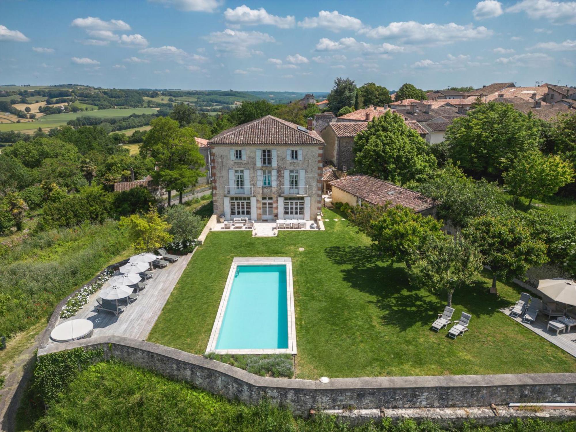 B&B La Mirande De Saint-Clar Exteriör bild